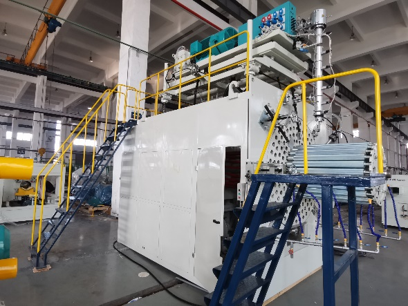 Línea de extrusión de tubería de bobinado de pared hueca estructurada A-TYPE