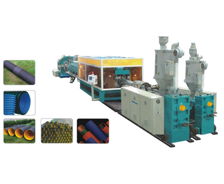 Equipo de extrusión de tubo corrugado de doble pared de lujo PEPP